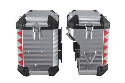 Max-Remus Motorcycle Pannier System (include aluminum side cases, pannier rack) (45° cutout design)